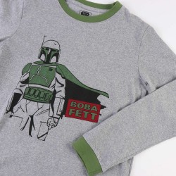 Pyjama Enfant Boba Fett Gris Vert foncé