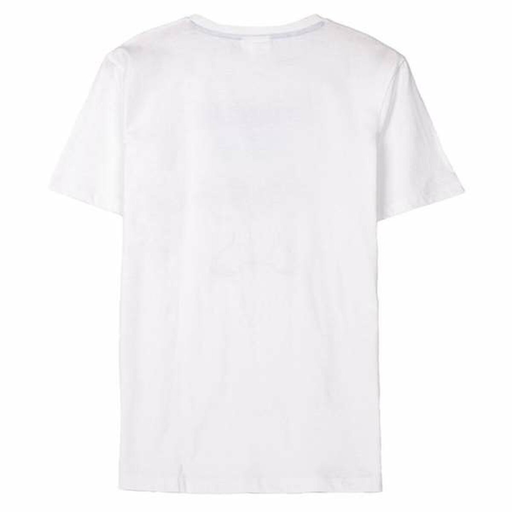 Men’s Short Sleeve T-Shirt Stitch White