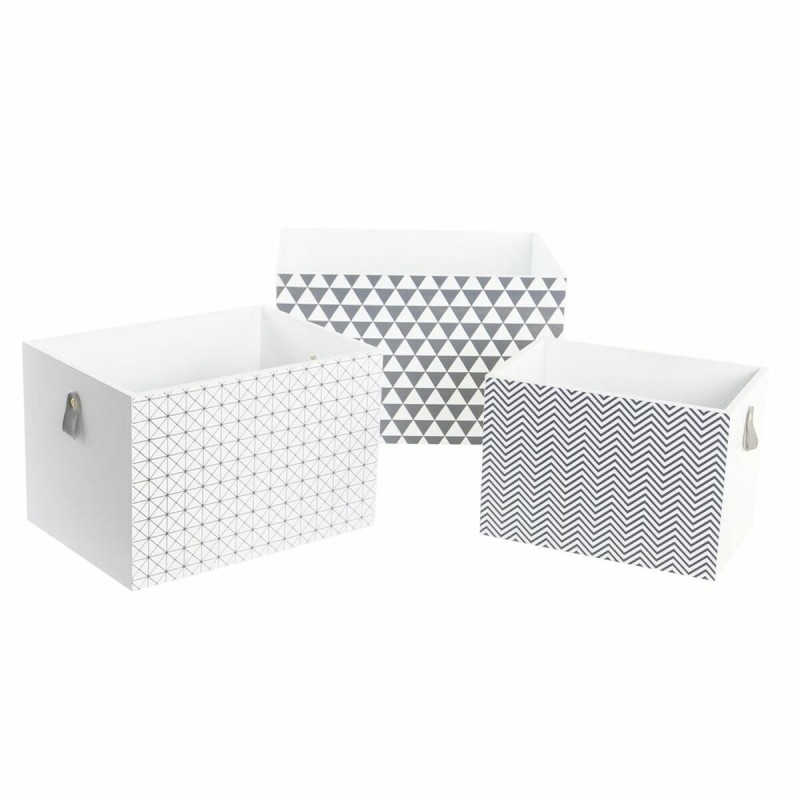 Set of decorative boxes DKD Home Decor (37 x 28 x 23 cm)