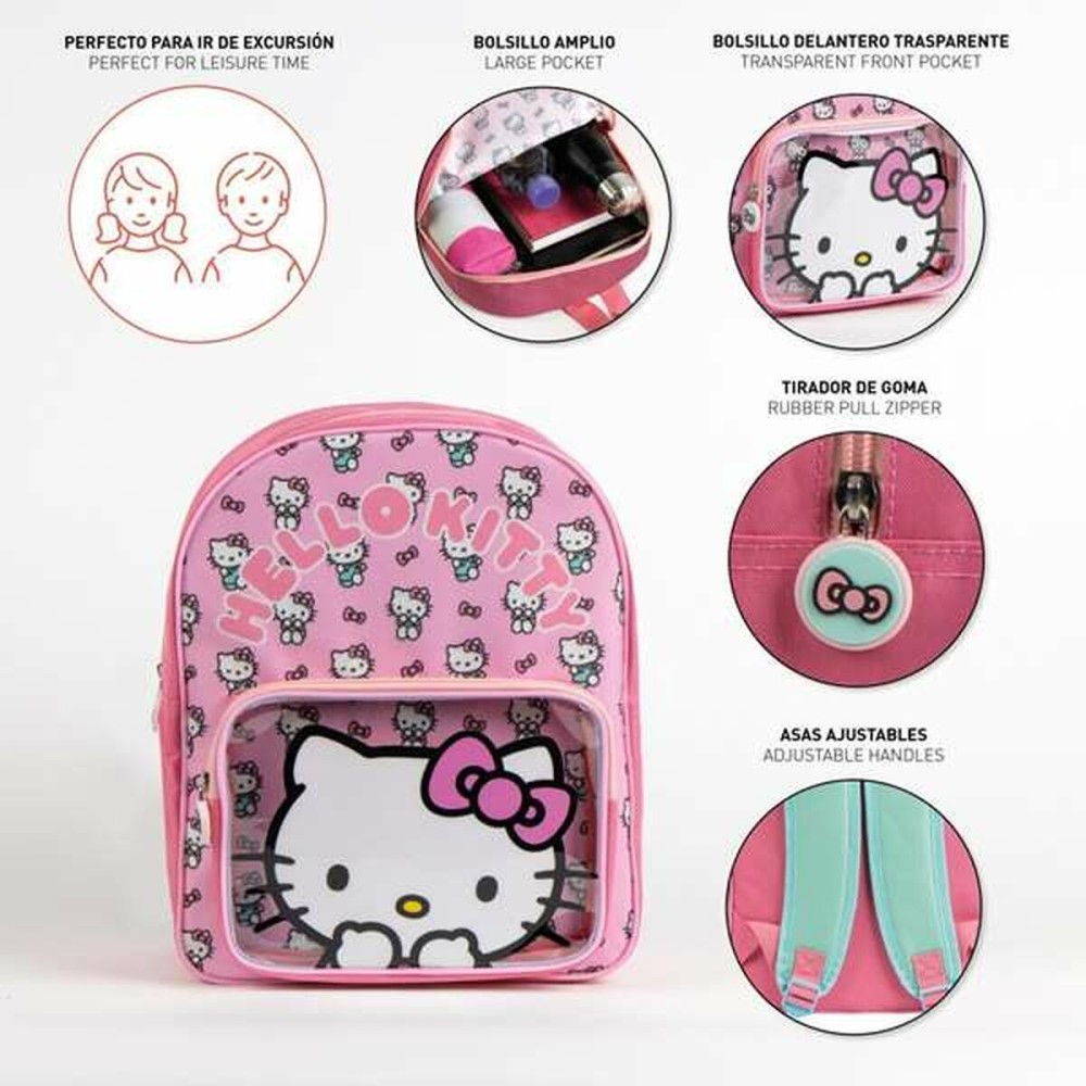 Schulrucksack Hello Kitty Rosa
