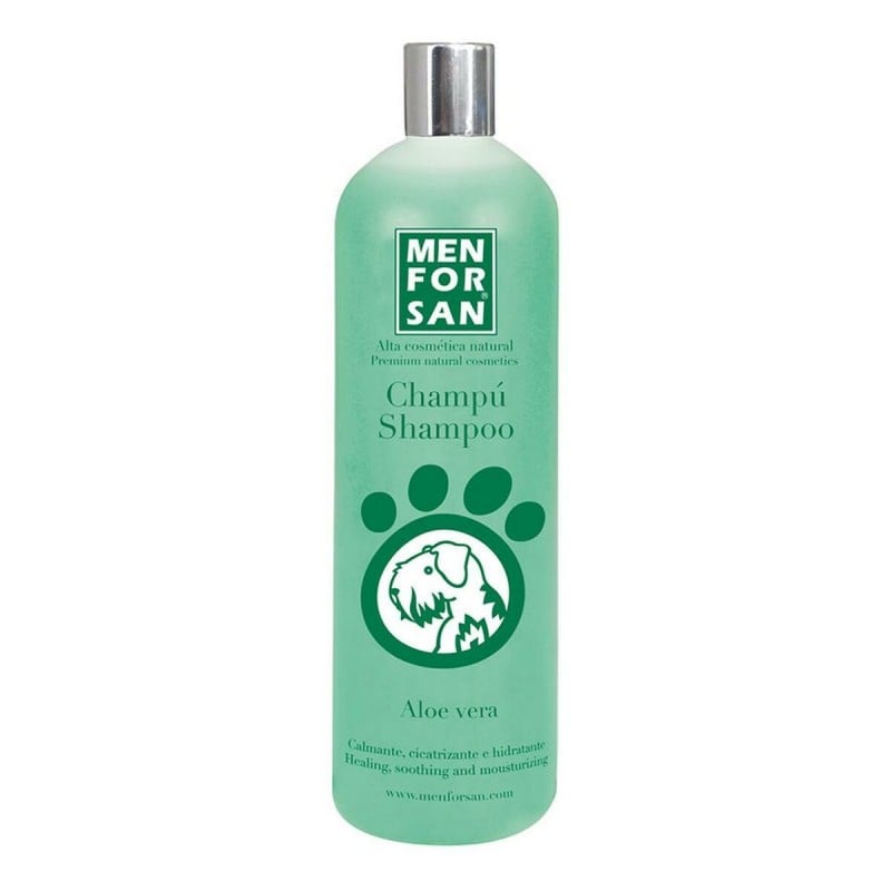 Shampoo für Haustiere Menforsan Hund Aloe Vera 1 L