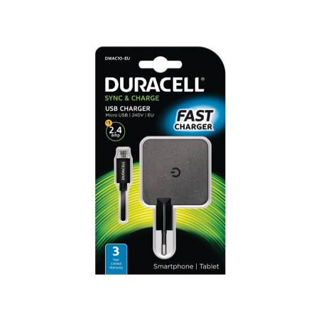 Wandladegerät DURACELL DMAC10-EU Schwarz (1 Stück)