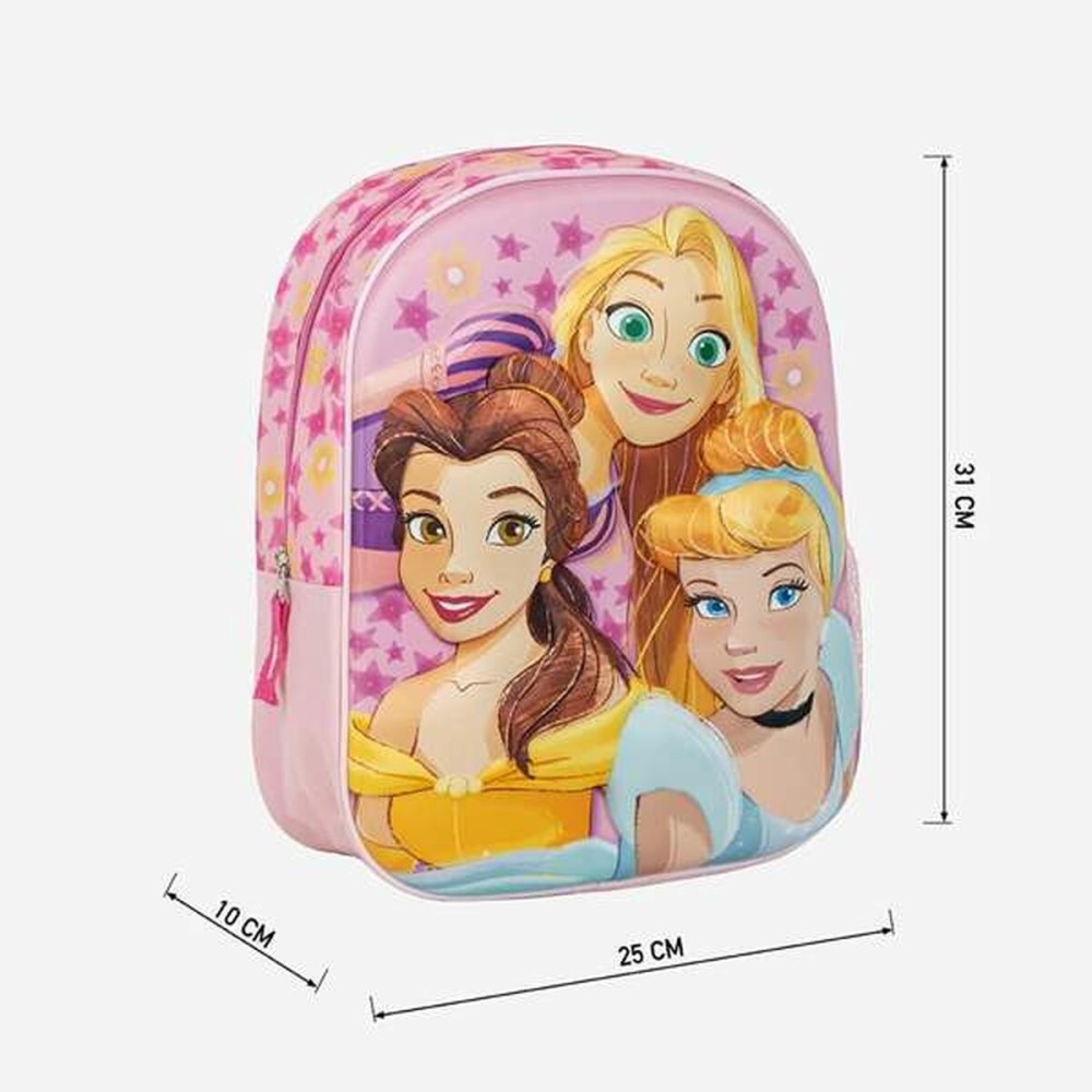 3D School Bag Disney Princess