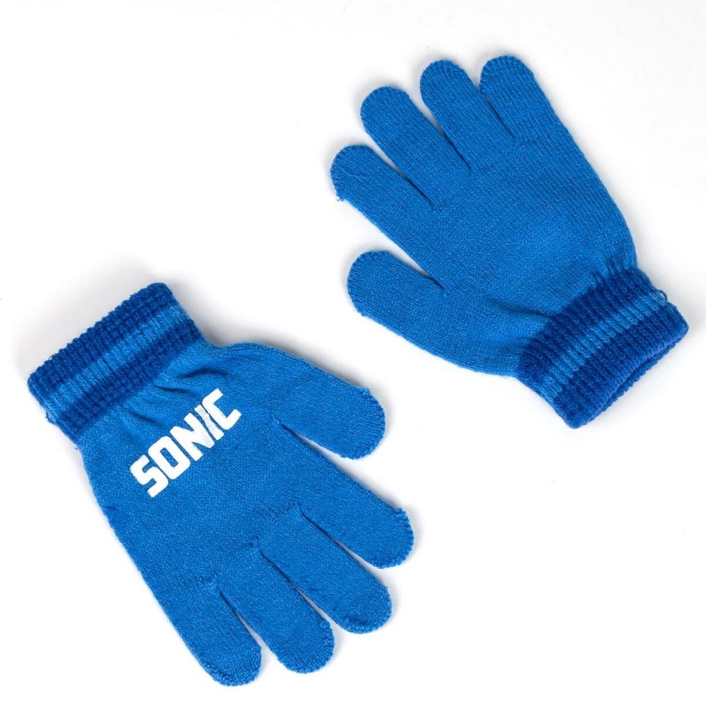 Mütze und Handschuhe Sonic