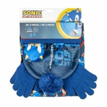 Hat, Scarf and Gloves Sonic 2-8 Years