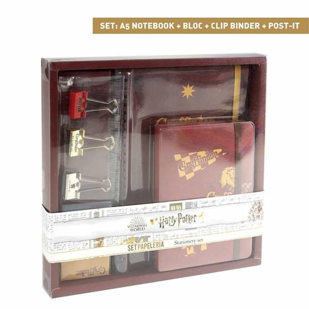 Ensemble de Papeterie Harry Potter Rouge