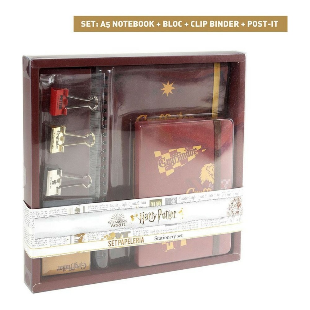 Ensemble de Papeterie Harry Potter Rouge
