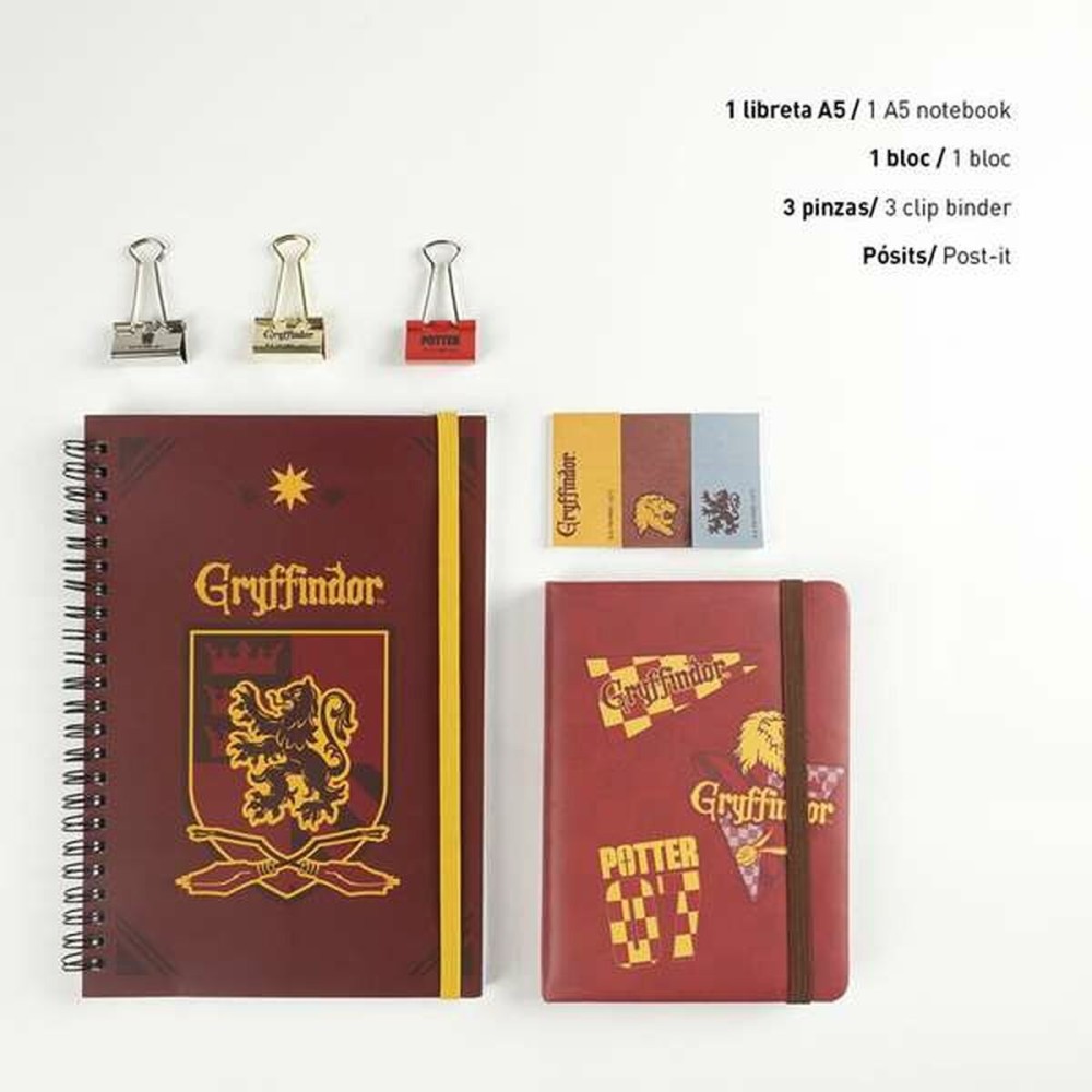 Ensemble de Papeterie Harry Potter Rouge