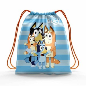 Rucksacktasche mit Bändern Bluey Blue 42,0 x 32,0 cm