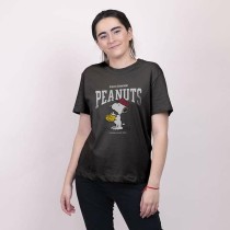 T-shirt à manches courtes homme Snoopy Noir S