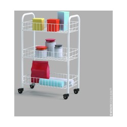 Multi-purpose Cart Metaltex (41 x 23 x 63 cm)