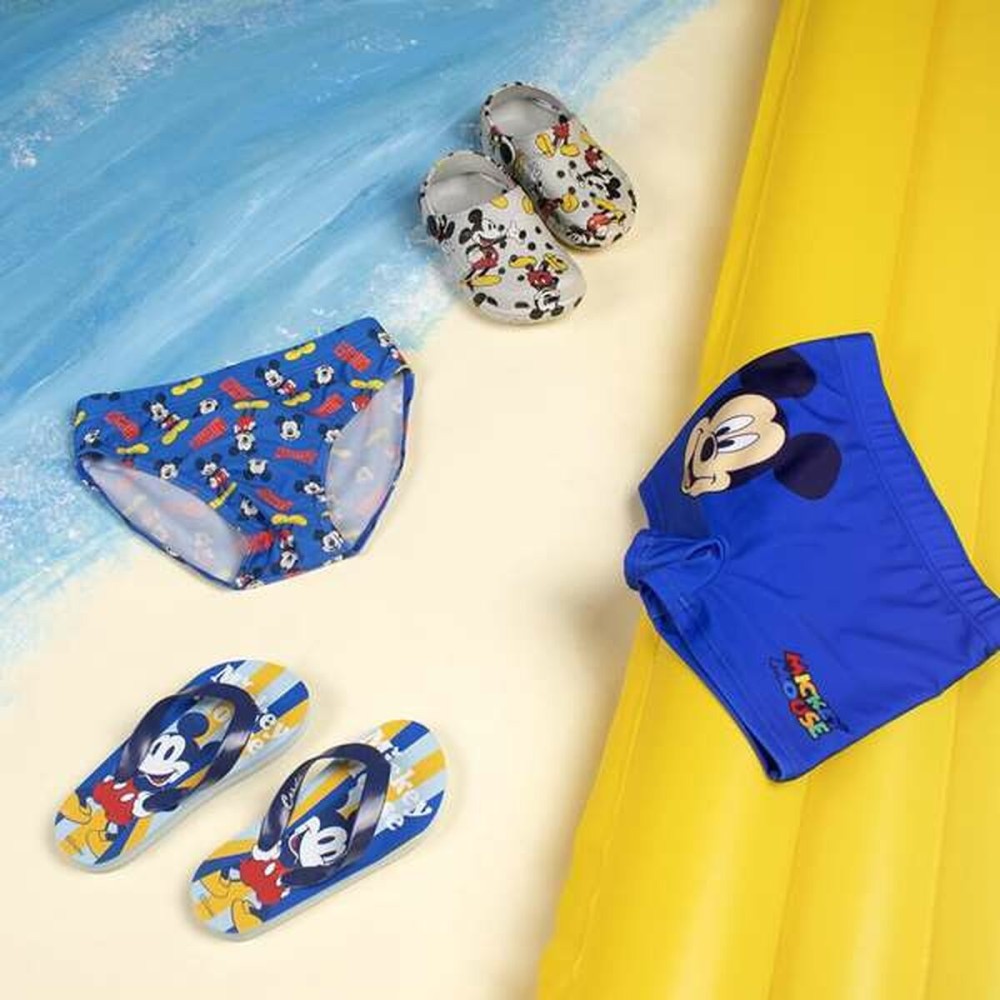 Boxer de Bain pour Enfants Mickey Mouse Bleu 4 Ans