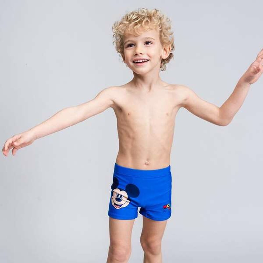 Boxer de Bain pour Enfants Mickey Mouse Bleu 5 Ans