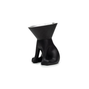 Mangeoire pour chiens United Pets Up Elisabeth Noir Acier inoxydable Polyéthylène 1 L