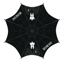 Regenschirm Wednesday Schwarz matte black