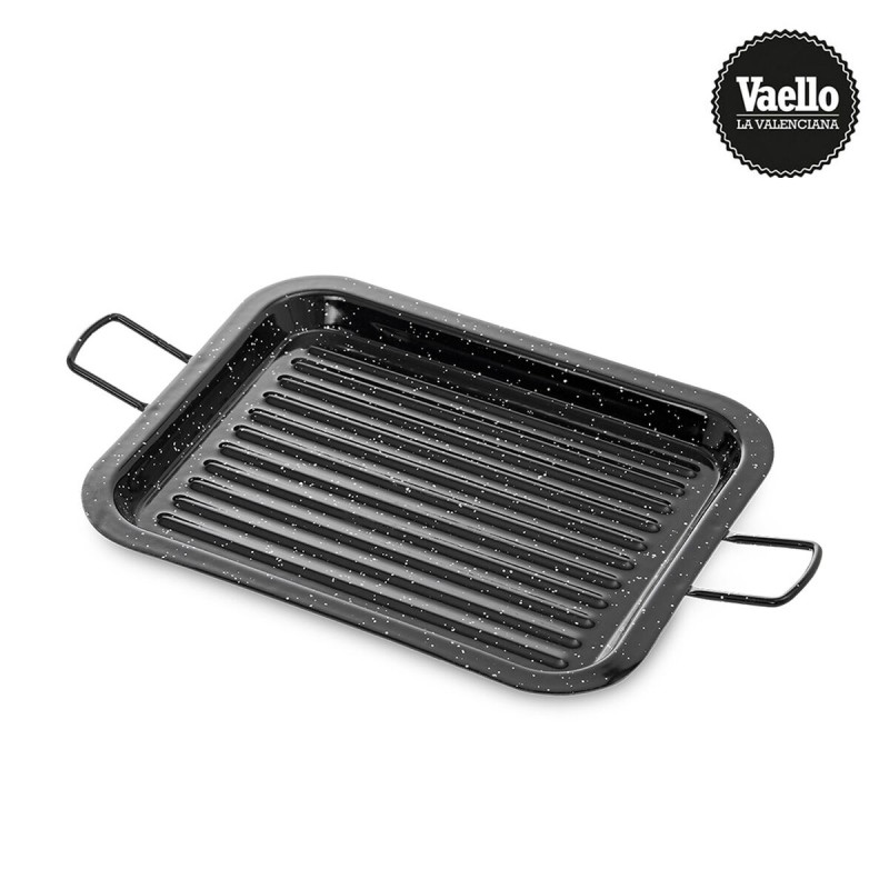 Grill Vaello 75462 Schwarz Emaillierter Edelstahl 31 x 25 cm