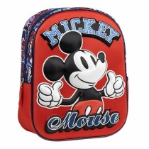 School Bag Mickey Mouse Red 25,0 x 31,0 x 10,0 cm