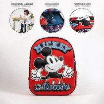 School Bag Mickey Mouse Red 25,0 x 31,0 x 10,0 cm