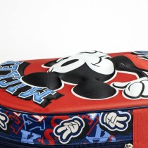 School Rucksack with Wheels Mickey Mouse Red 25,0 x 31,0 x 10,0 cm 3D