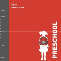 School Rucksack with Wheels Mickey Mouse Red 25,0 x 31,0 x 10,0 cm 3D