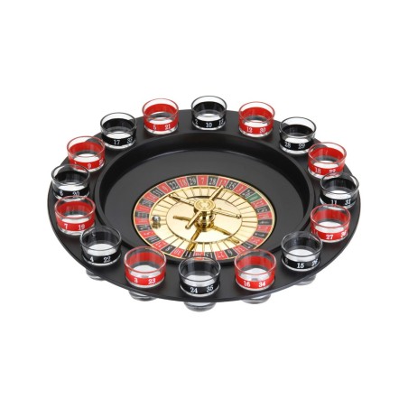 Jeu à boire Casino Roulette ‎90267 18 pcs verre