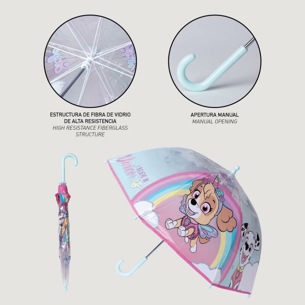 Regenschirm The Paw Patrol Rosa Ø 71 cm