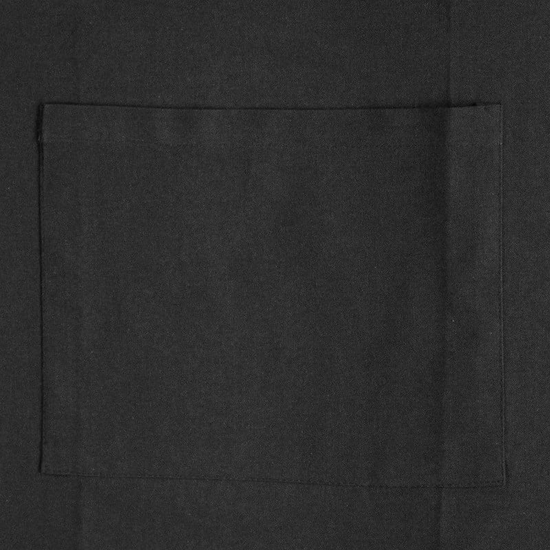 Apron with Pocket Atmosphera Black Cotton (60 x 80 cm)