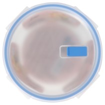 Hermetic Lunch Box Quttin Boho Transparent 0,9 l (6 Units)