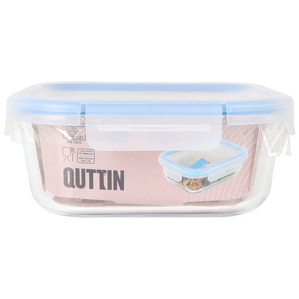 Lunchbox hermetisch Quttin Boho Durchsichtig 1,1 L (6 Stück)