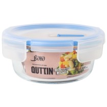 Lunchbox hermetisch Quttin Boho Durchsichtig 0,4 l (12 Stück)