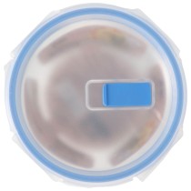 Hermetic Lunch Box Quttin Boho Transparent 0,4 l (12 Units)