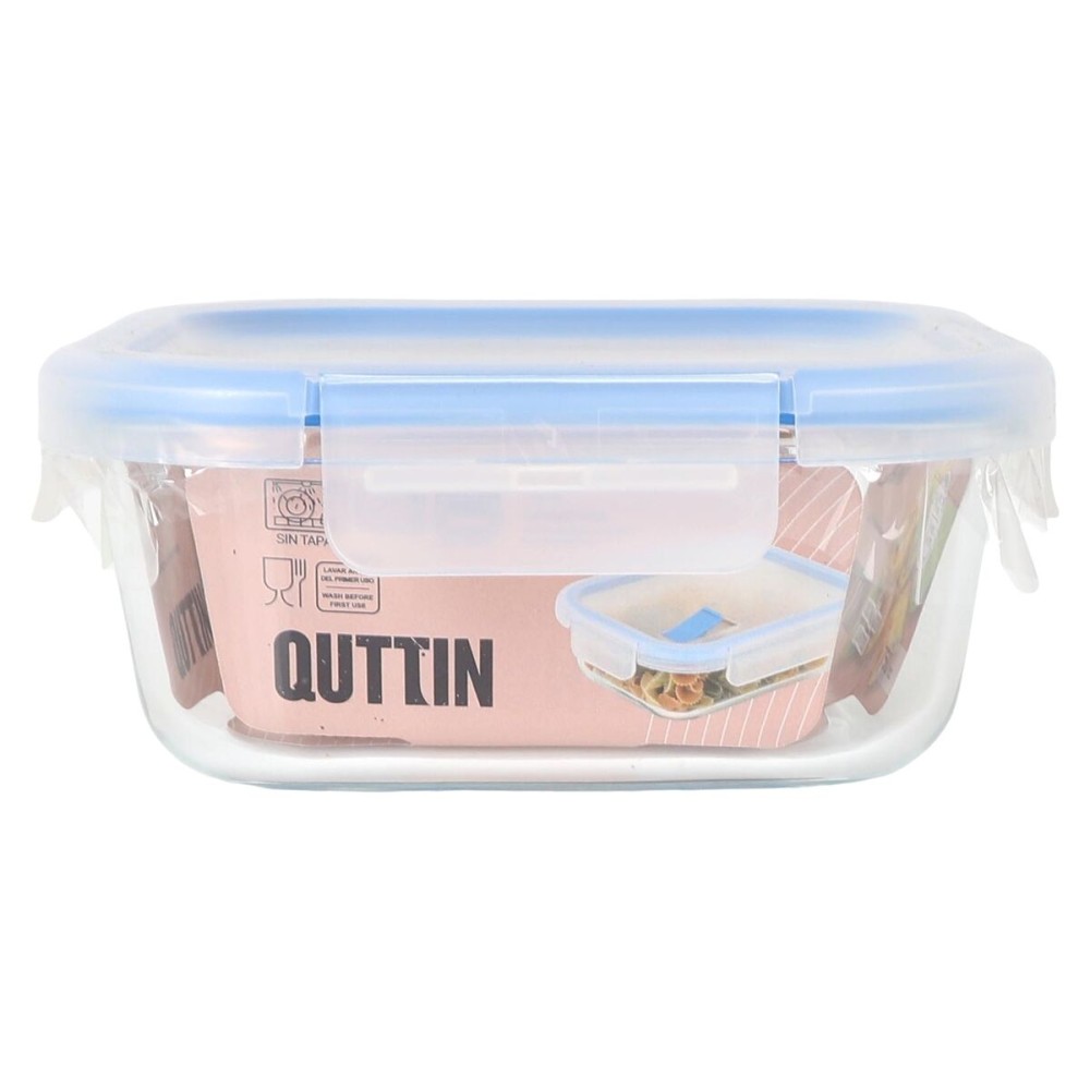 Lunchbox hermetisch Quttin Boho Durchsichtig 750 ml (6 Stück)