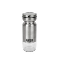 Ölfläschchen Quttin Durchsichtig Silberfarben Edelstahl 0,36 L (12 Stück)