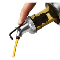 Ölfläschchen Quttin Durchsichtig Silberfarben Edelstahl 0,3 L (12 Stück)