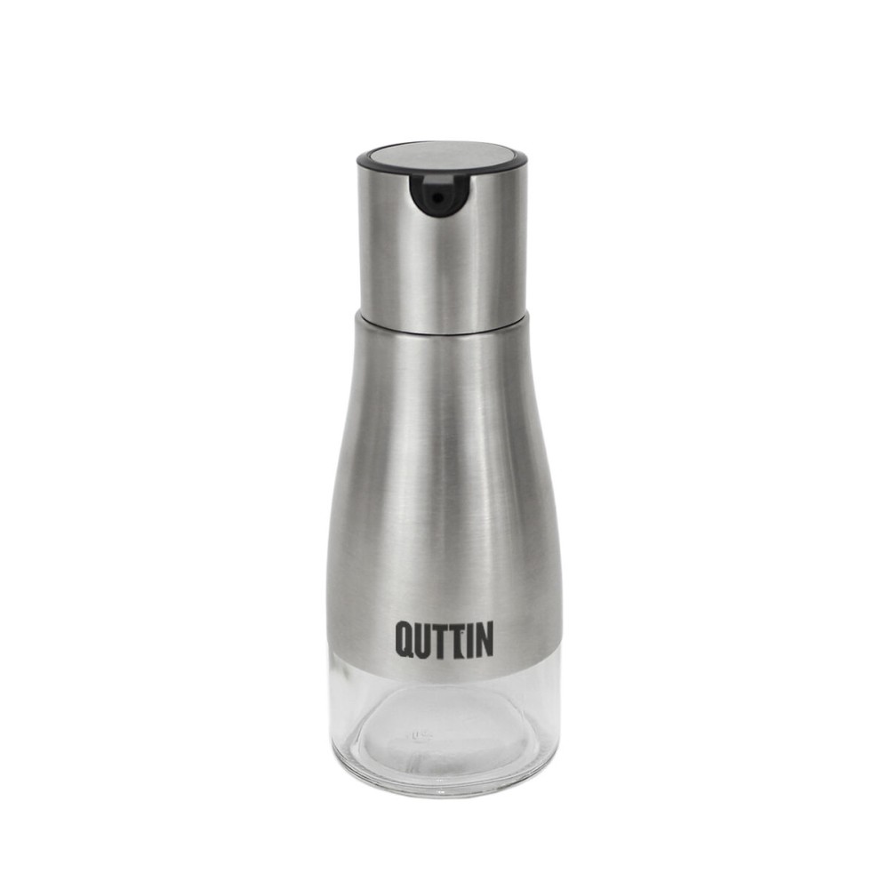 Ölfläschchen Quttin Durchsichtig Silberfarben Edelstahl 0,32 L (12 Stück)