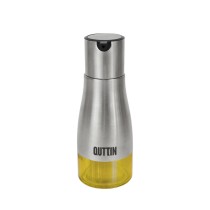 Ölfläschchen Quttin Durchsichtig Silberfarben Edelstahl 0,32 L (12 Stück)