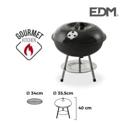 Grill EDM Schwarz