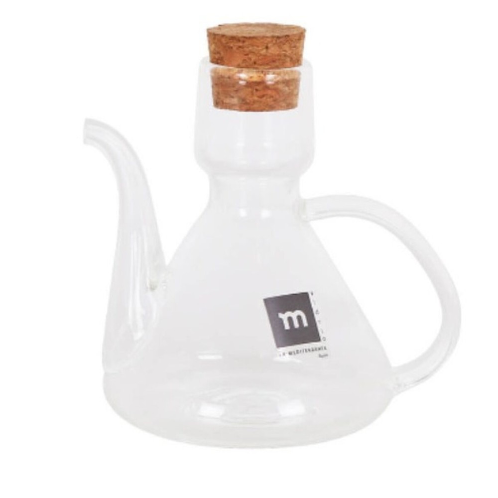 Ölfläschchen La Mediterránea Bell Durchsichtig Silikon Borosilikatglas 125 ml (18 Stück)