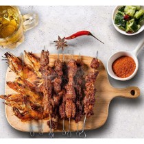 Grillspieß-Set Algon Metall 25 cm 12 Stücke (24 Stück)
