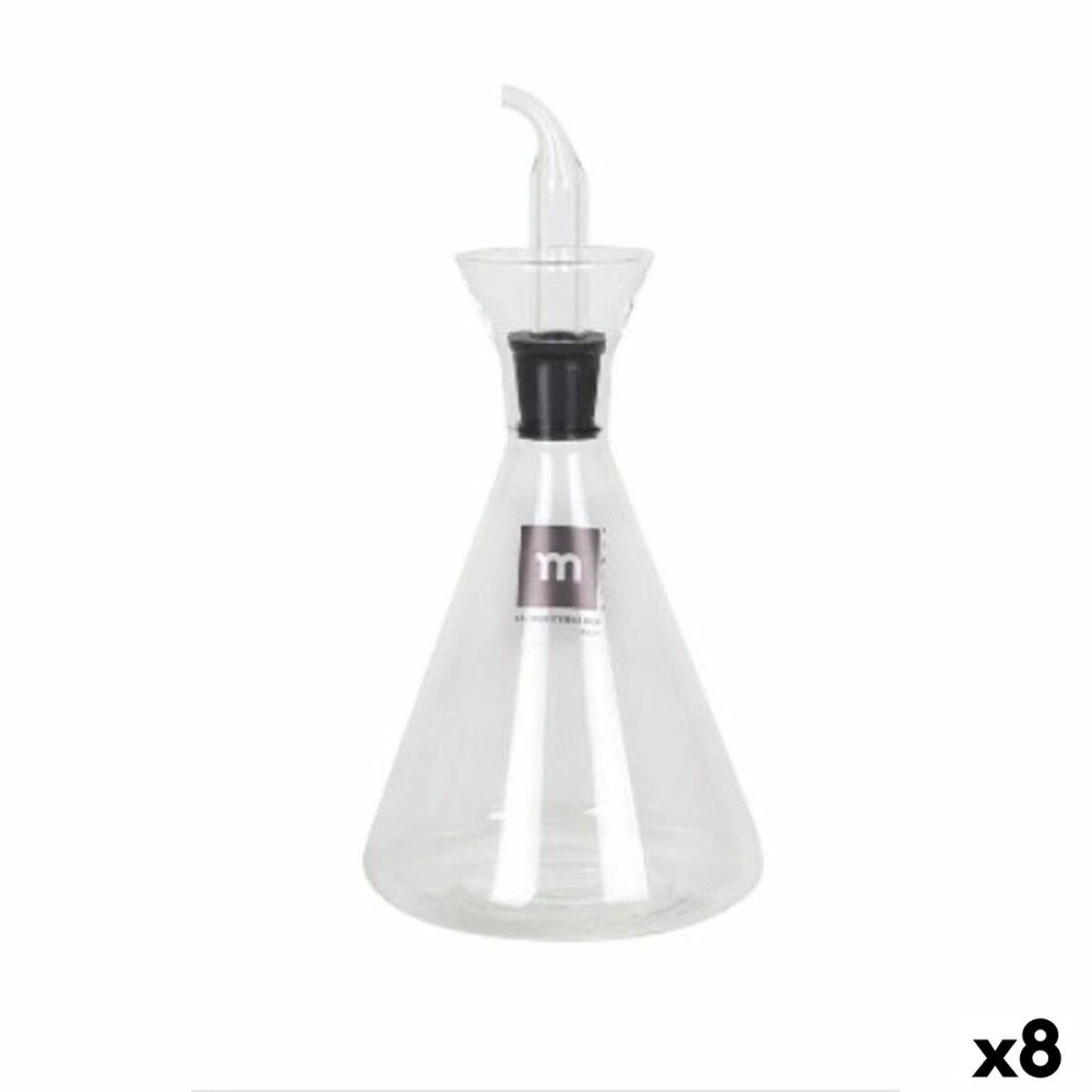 Ölfläschchen La Mediterránea Durchsichtig Borosilikatglas 250 ml (8 Stück)