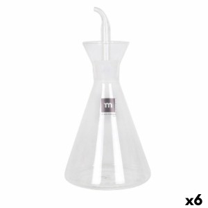 Ölfläschchen La Mediterránea Iraia Durchsichtig Borosilikatglas 500 ml (6 Stück)