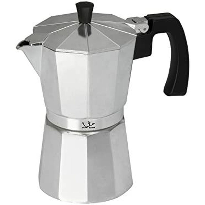 Italian Coffee Pot JATA CCA6          * Silver 6 Cups Aluminium