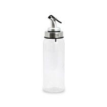 Cruet Quttin Transparent Silver Glass 5,5 x 5,5 x 20,5 cm (12 Units)