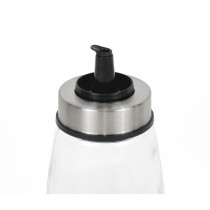 Cruet Quttin Transparent Silver Glass 200 ml 6,5 x 6,5 x 12,5 cm (12 Units)