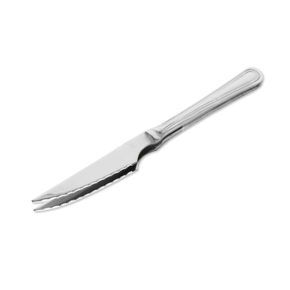Steakmesser-Set Quttin Antártica Silberfarben Edelstahl 21,5 x 1,9 cm 2 Stücke (12 Stück)