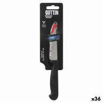 Schälmesser Quttin Laser Schwarz Silberfarben Edelstahl 8,5 cm (36 Stück)