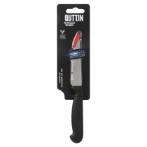 Schälmesser Quttin Laser Schwarz Silberfarben Edelstahl 8,5 cm (36 Stück)