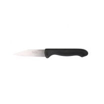Peeler Knife Set Cuyfor Black Silver Stainless steel 7,5 cm 6 Pieces (24 Units)