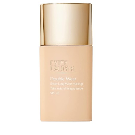 Base de maquillage liquide Estee Lauder Double Wear Sheer Matte Nº 1W1 Blanc Spf 20 Spf 19