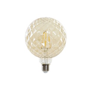 LED lamp DKD Home Decor Amber 4 W E27 450 lm 12 x 12 x 16,5 cm